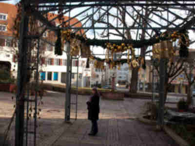 In the marktplatz of Leonberg