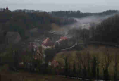 The valley below Rothenburg ob der Tauer