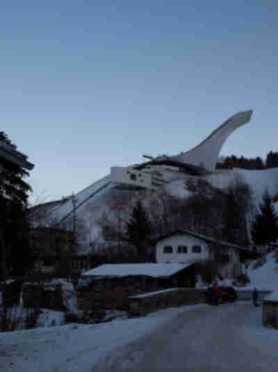 The ski jump in Partenkirchen