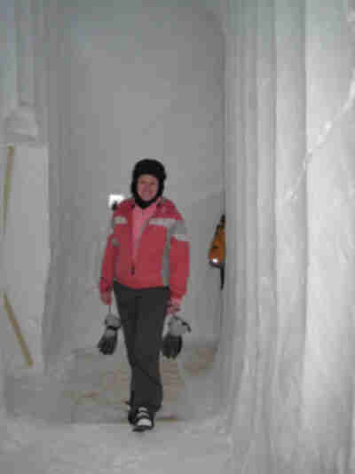 The Iglu-Dorf, an igloo hotel/bar at the Zugspitze