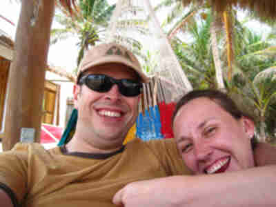 Enjoying a hammock