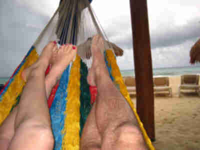 Not a bad view (minus Brian's legs)