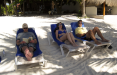 Lounging in the shade