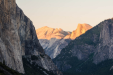 Half Dome and Clouds Rest with El Capitan on the left